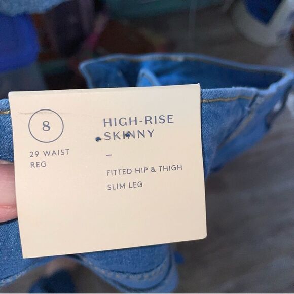 Nwt universal Thread Women's High-Rise Skinny Jeans SZ 8 - Picture 3 of 8